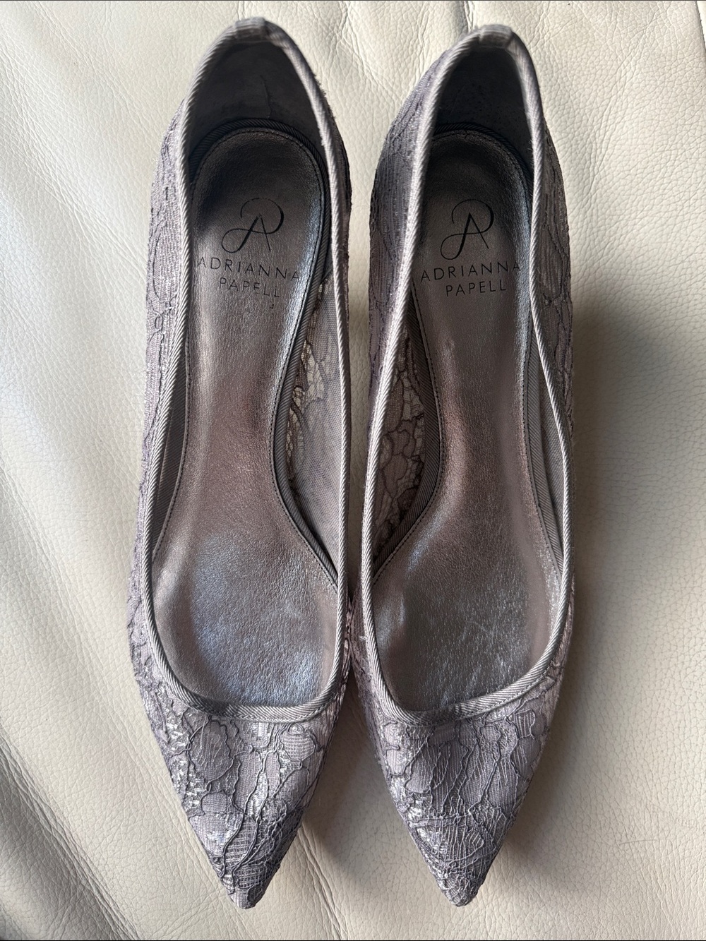 Adrianna Papell Lois Lace Pointed-Toe pump